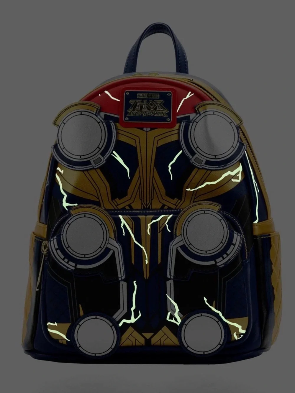 NWT Loungefly Marvel Thor! Hardtag! Love & Thunder - Glow in the dark Backpack!
